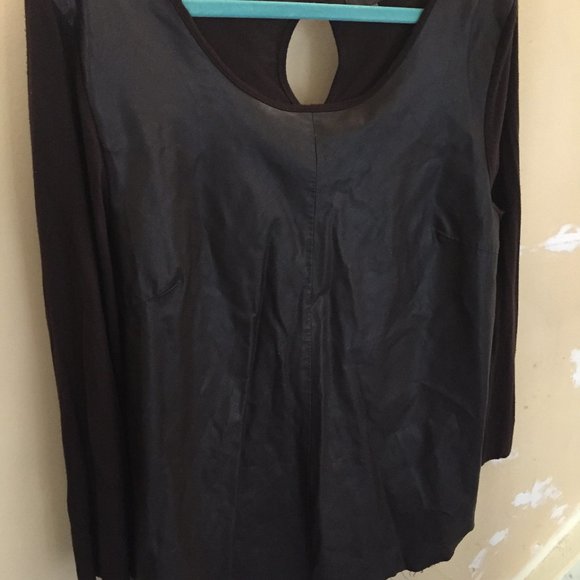 Leather-look pop top - Picture 3 of 4